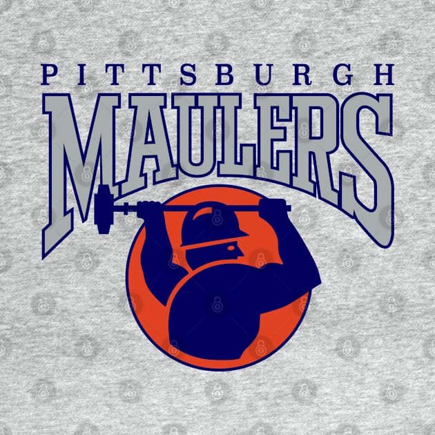 Retro Pittsburg Maulers Football 1984 by LocalZonly